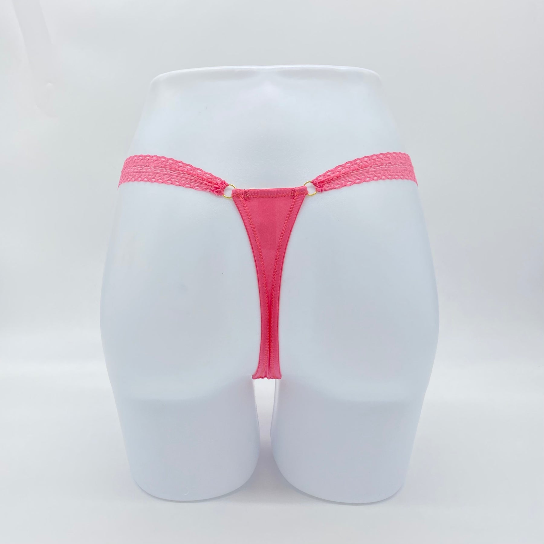 Popitt Pink Thong: Lace – Lolli Popitt