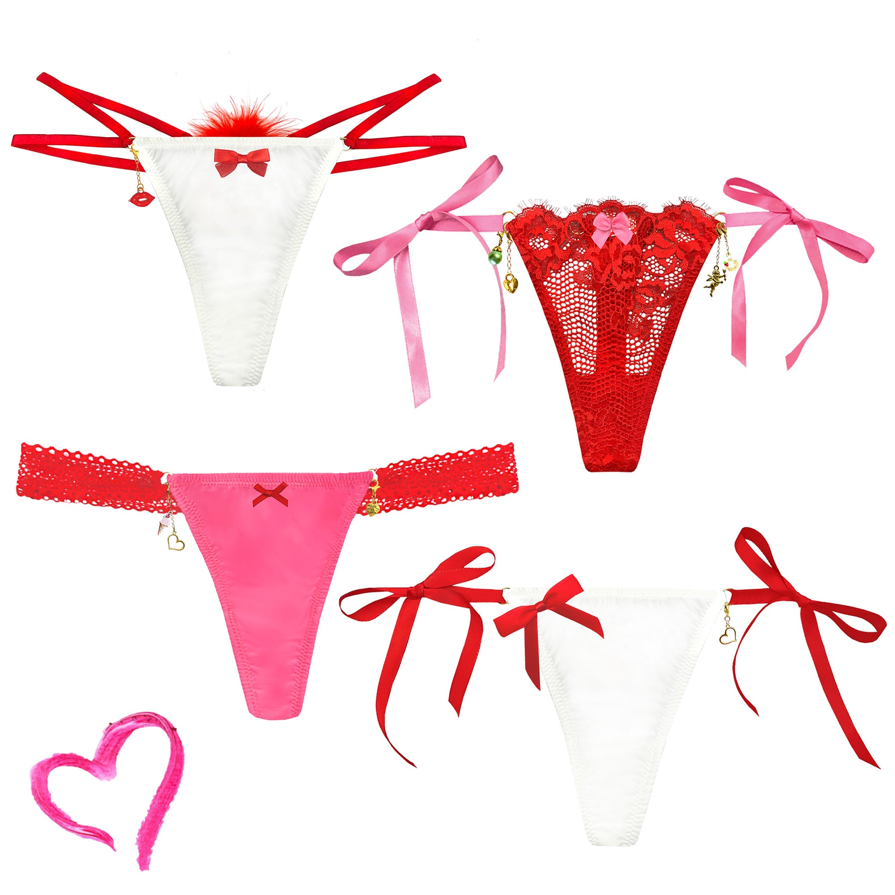 Lingerie : sexy and romantic panties for Valentine's Day