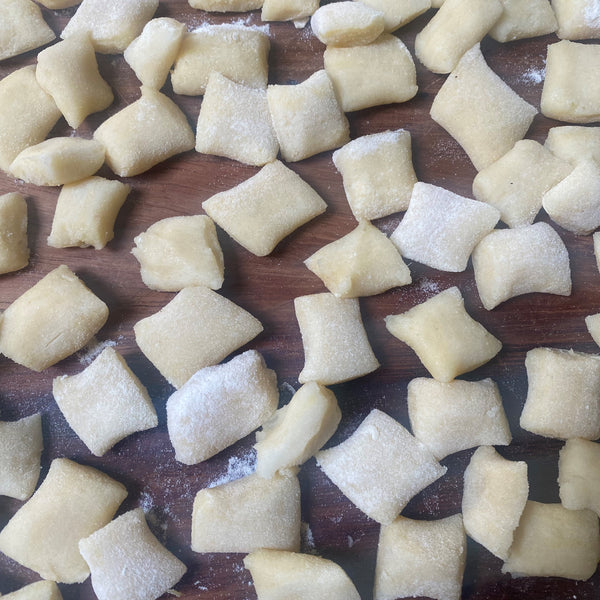 Finished Gnocchi Ready for Cooking