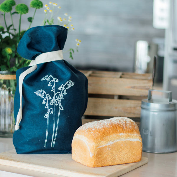 Bluebell Bread Bag from the Bluebell Collection by Helen Round