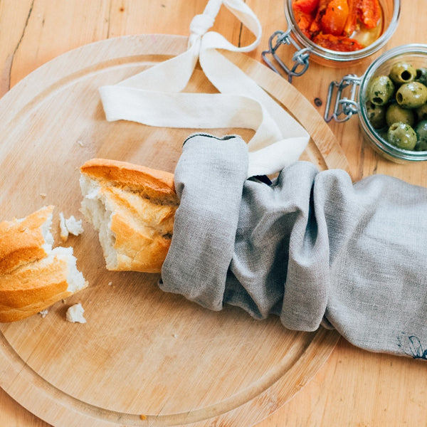 Baguette Bag made from 100% linen