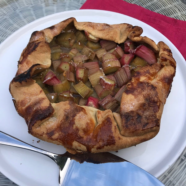 Rhubarb Plate Pie