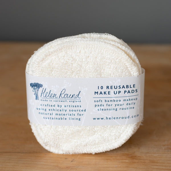 Set of 10 Reusable Facial Wipes from the Eco Collection by Helen Round