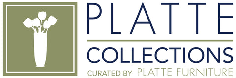 Platte Collections Logo; Platte Collections is curated by Platte Furniture