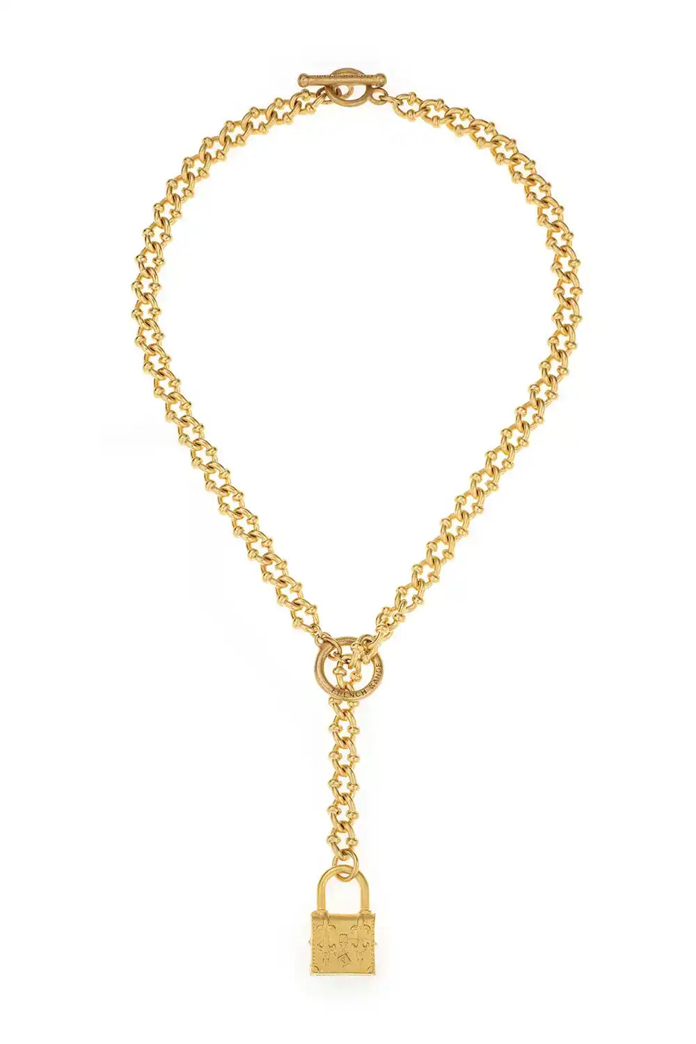 THE NOELE GOLD NECKLACE-MEDIUM