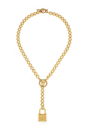 THE NOELE GOLD NECKLACE-MEDIUM - Laura of Pembroke