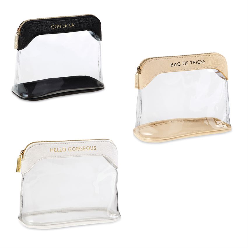 clear makeup tote