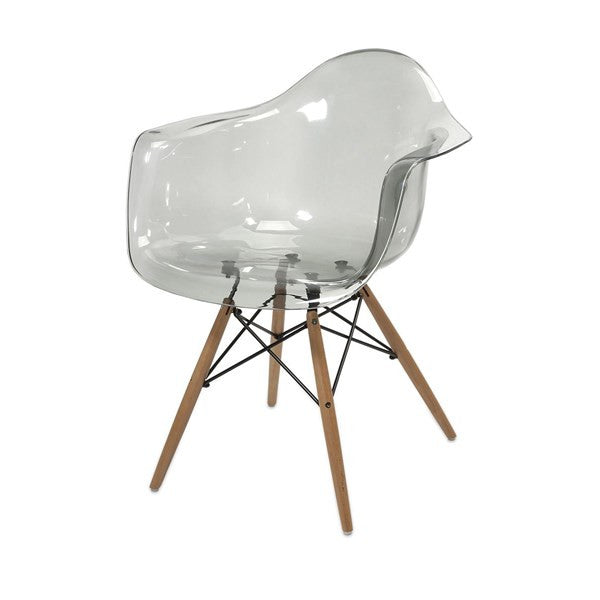 grey transparent chair