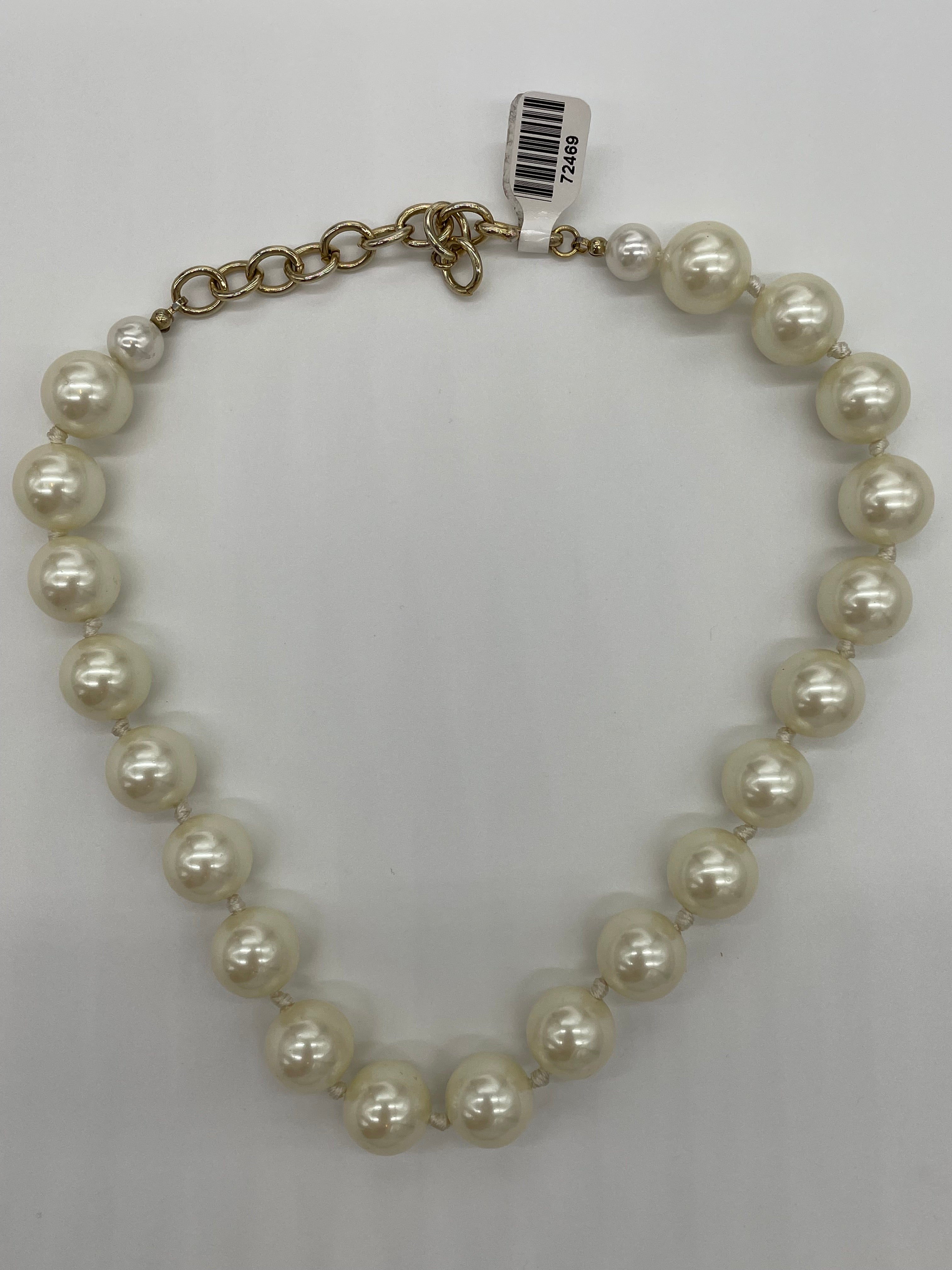 Single Strand Large Pearl Necklace