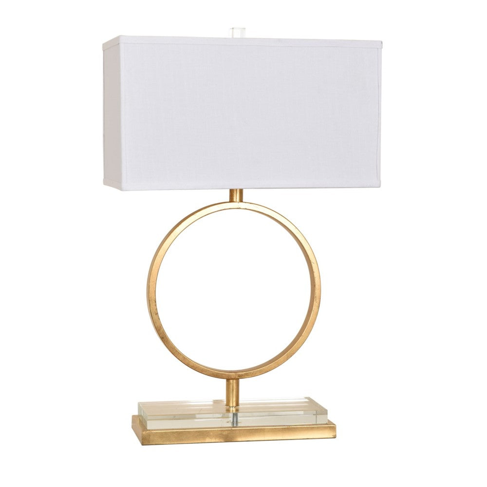 Gold Circle Table Lamp - Home 