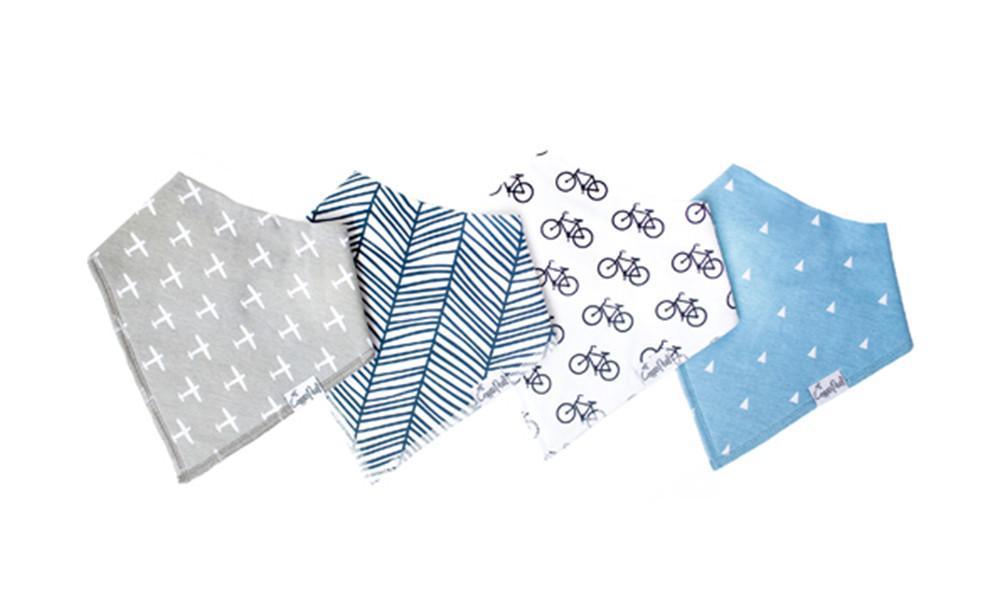 Cruise Bandana Bibs, Set of 4