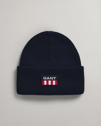 Shield GANT GANT Tector Beanie, Retro Menswear | - Dark Grey Melange |