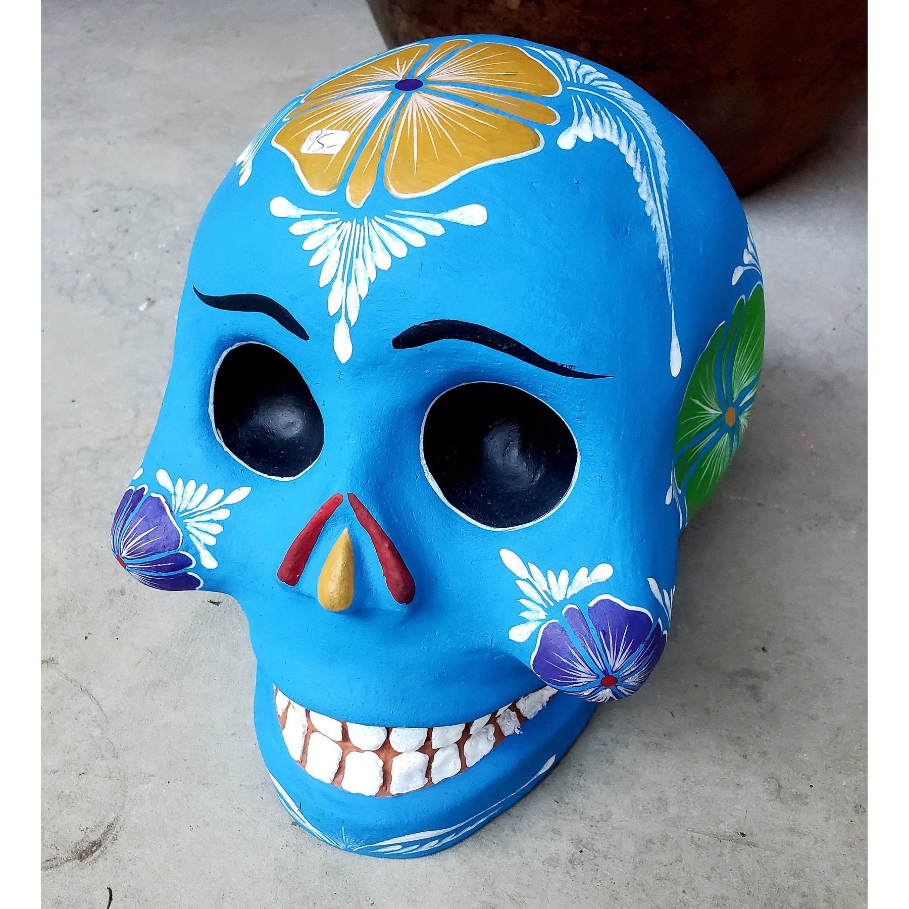 Recycled Papier Mache Calavera Mask from Mexico 'Sweet Calavera' -  Smithsonian Folklife Festival Marketplace