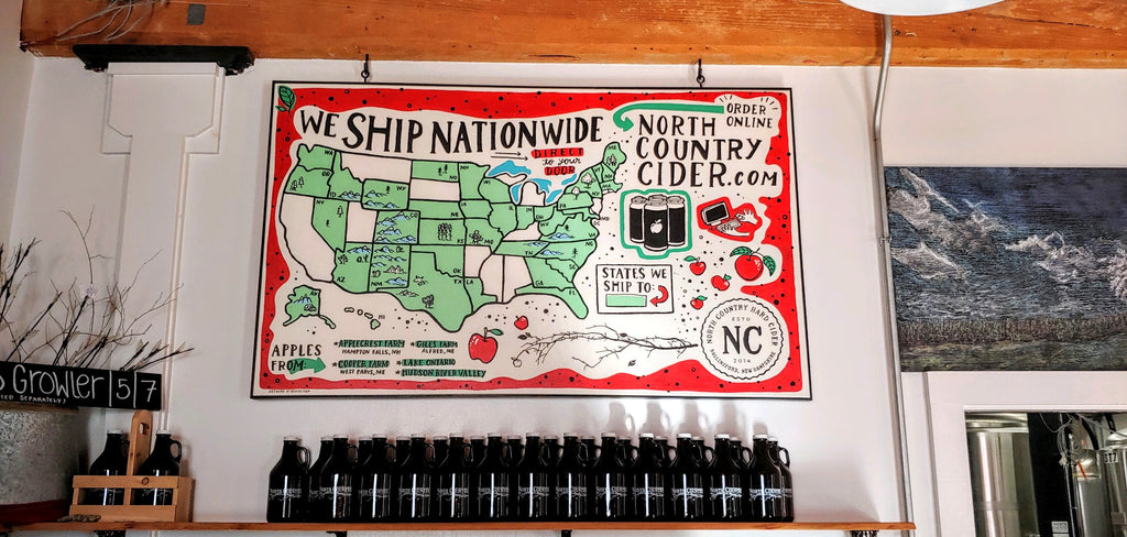 Brainstorm Painting for North Country Hard Cider - Rollinsford, NH