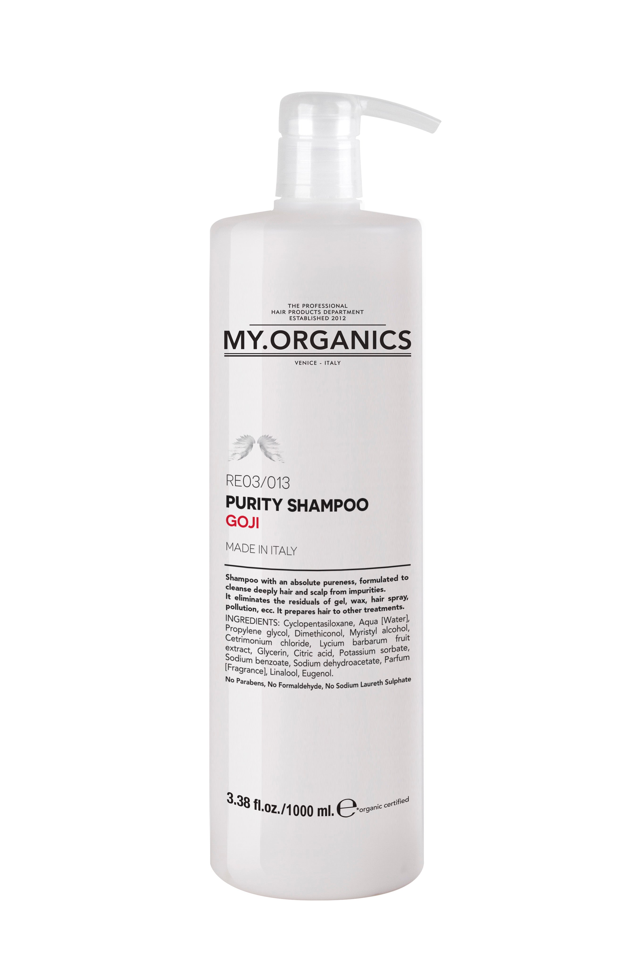 High purity бальзам. My Organics для волос Goji. Шампунь my Organics. Purifying Shampoo 1000 ml. Шампунь с ментолом 1000мл.