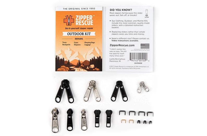 Zipper Repair Kit Deluxe for Plastic Zippers by Manhattan Wardrobe Supply