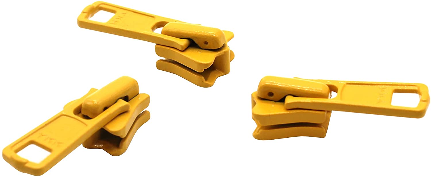 Zipper Repair Kit - #3 YKK Vislon Sliders - Choose Your Color - 3 Slid ...