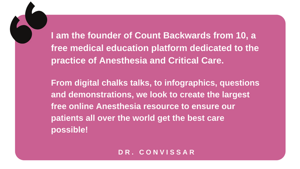 Quote from Dr. David Convissar of Count Backwards From 10