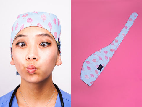 Fairy Floss Friday Scrub Cap