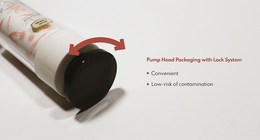 Lightener packaging features