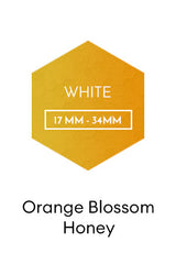 Orange Blossom Honey, and a hexagon showing the tone of White