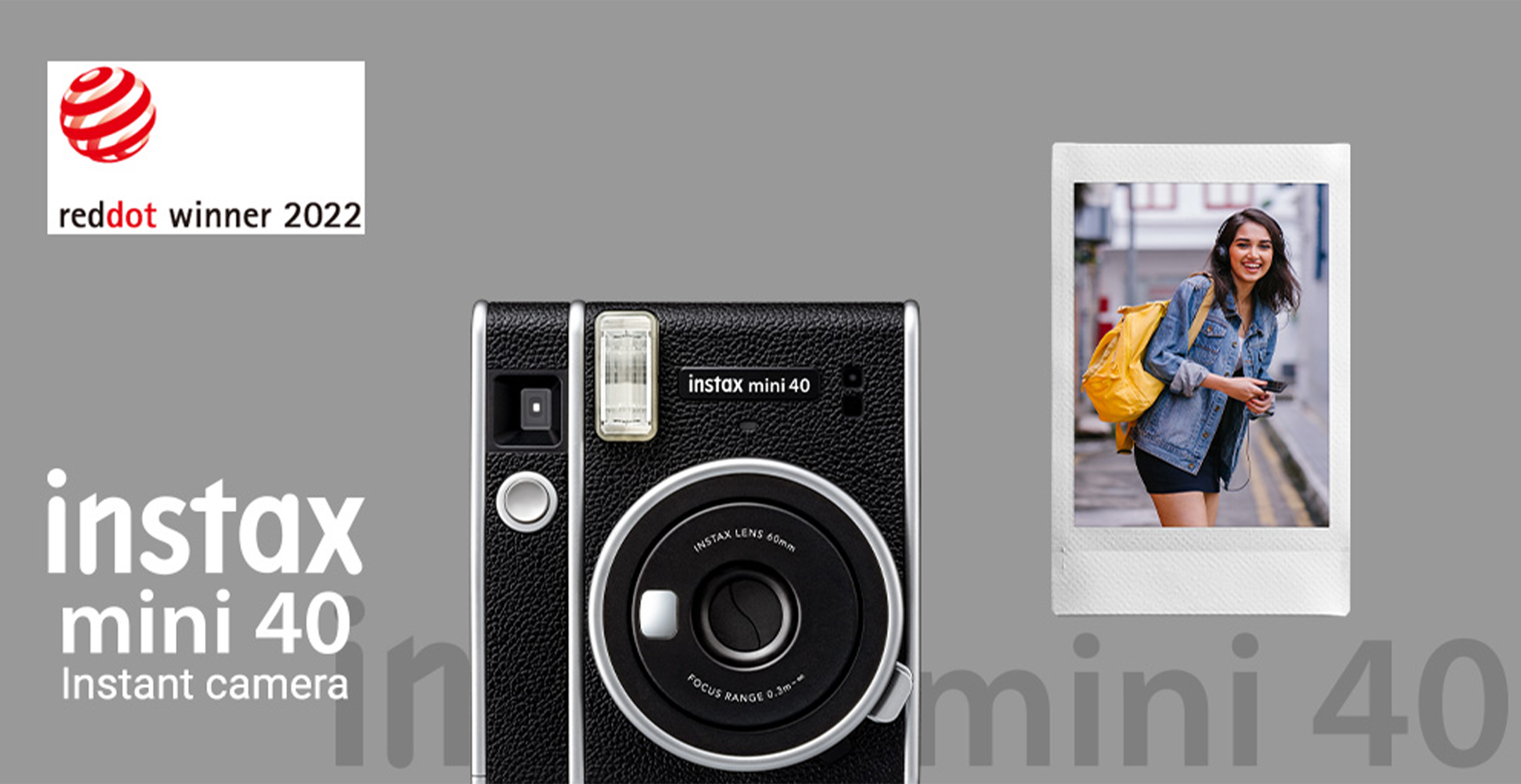 FUJIFILM instax mini 40 instant camera has a vintage look and selfie mode  option » Gadget Flow