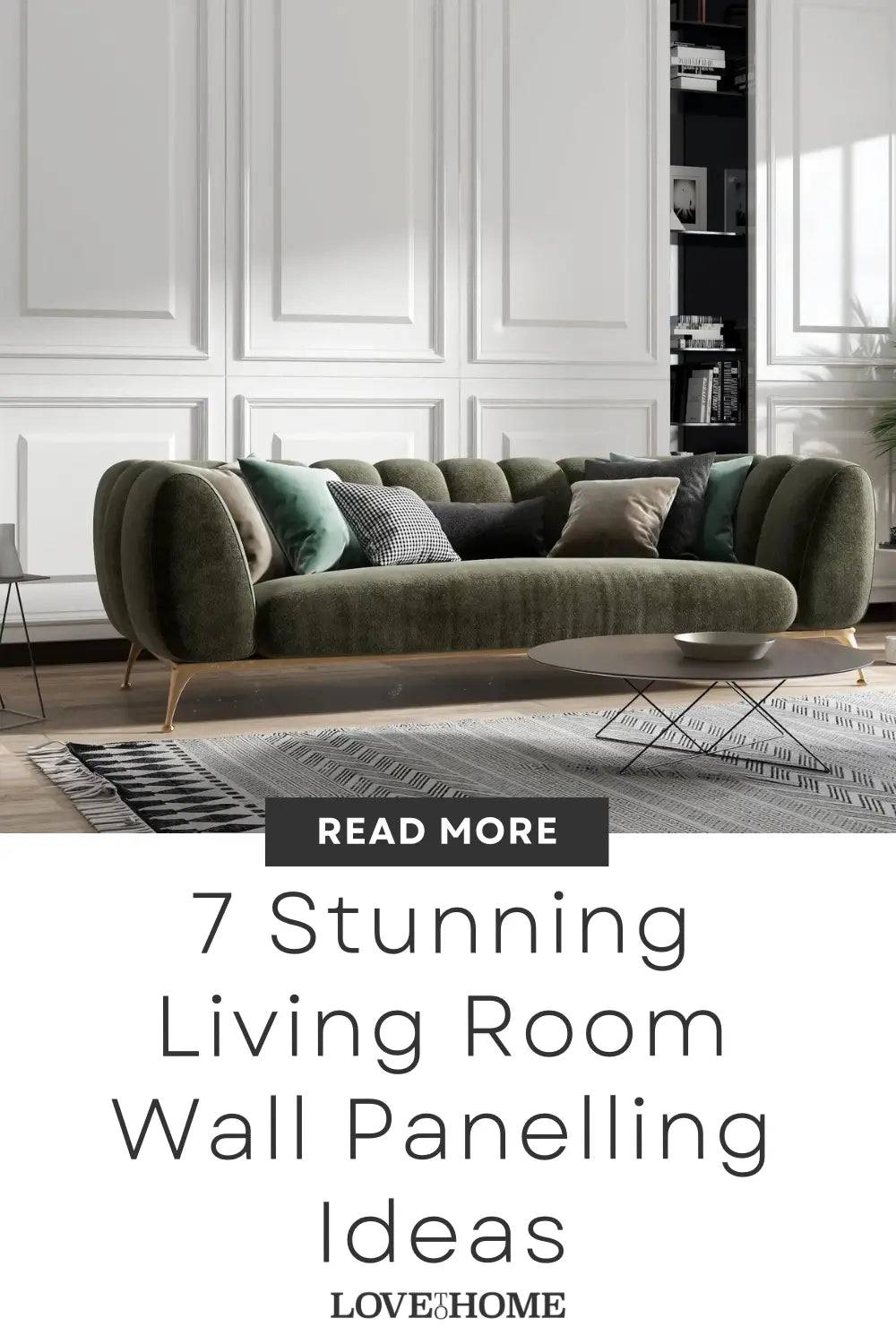 7 Stunning Living Room Wall Panelling Ideas