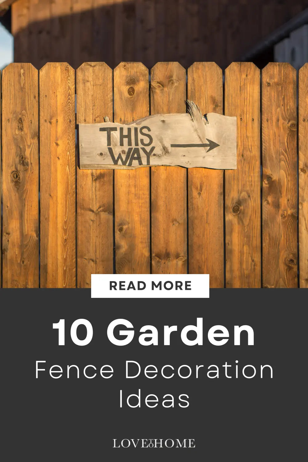 Garden Fence Decoration Ideas