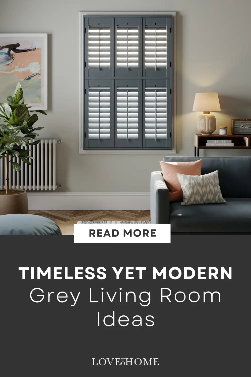 Timeless yet modern grey living room ideas