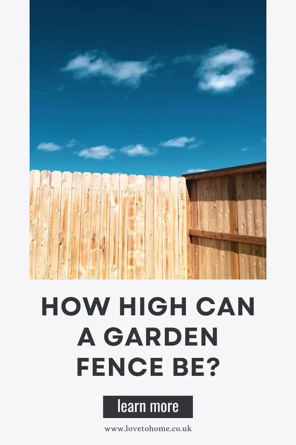 How High Can a Garden Fence Be?