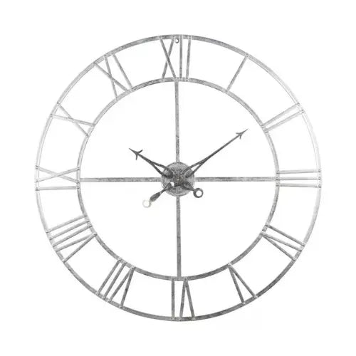 Large Metal Wall Clock