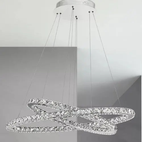 Lea 2-Light LED Crystal Chandelier