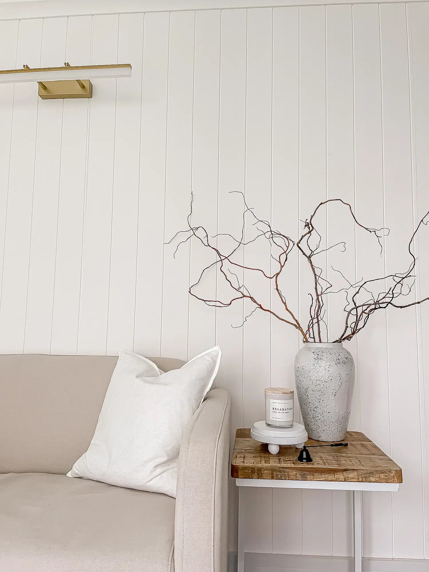 Natural and Neutral Living Room Interior