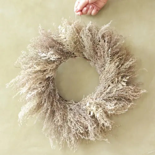 Lisa Angel Dried Pampas Grass Wreath