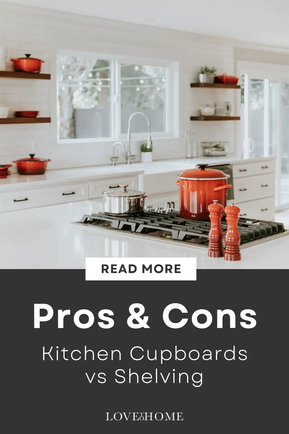 The Pros and Cons of Kitchen Wall Cupboards Vs Kitchen Shelving