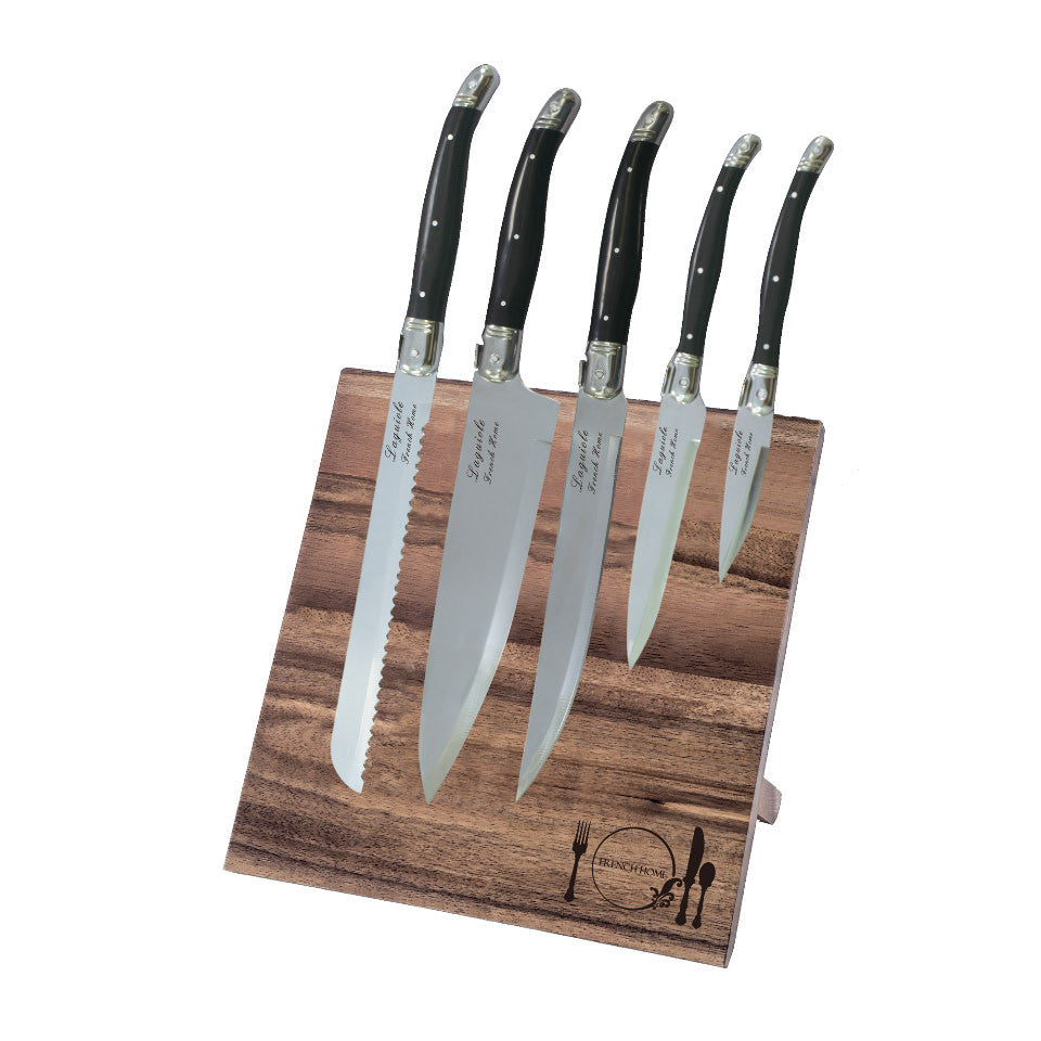 French Home 5 Piece Laguiole Kitchen Knife Set LG041 Frenchhome