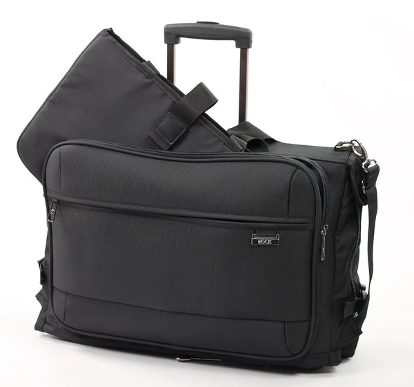 Rock Carbon Carry-on Tri-fold Garment Carrier on Wheels ...
