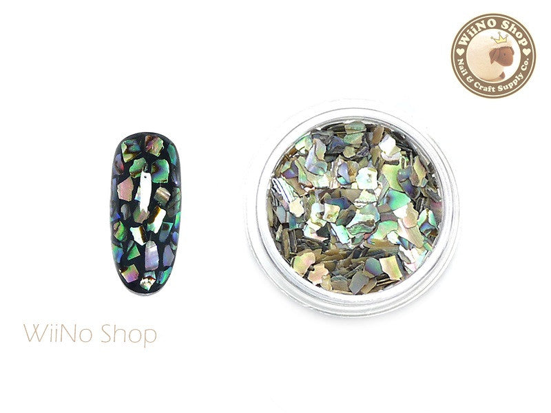 jar polish nail Shop â€“ Art Shell Crushed Natural Nail Abalone Decoration WiiNo