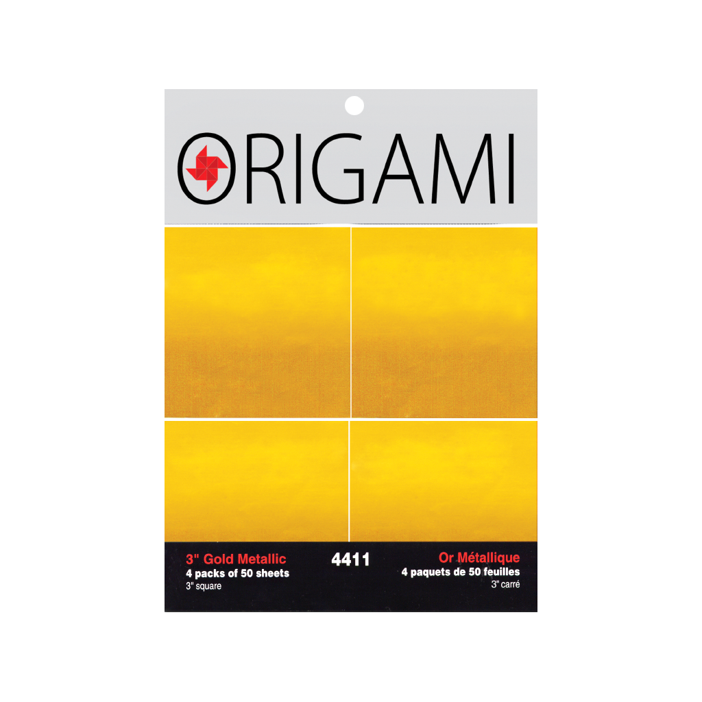 Origami Paper Gold Foil - 050 mm - 200 sheets