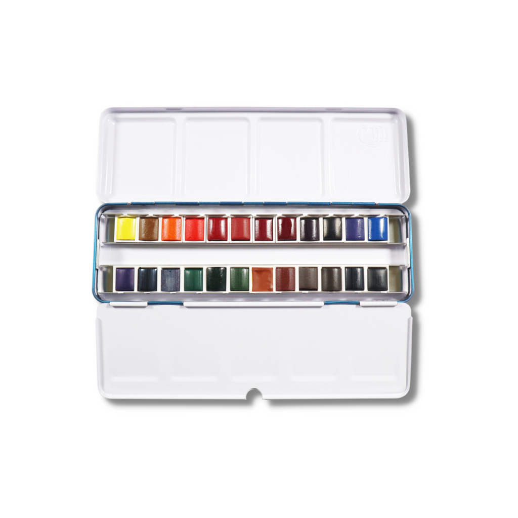 AOOKMIYA Solid Watercolor 120 Color Professional Painting Set Includin