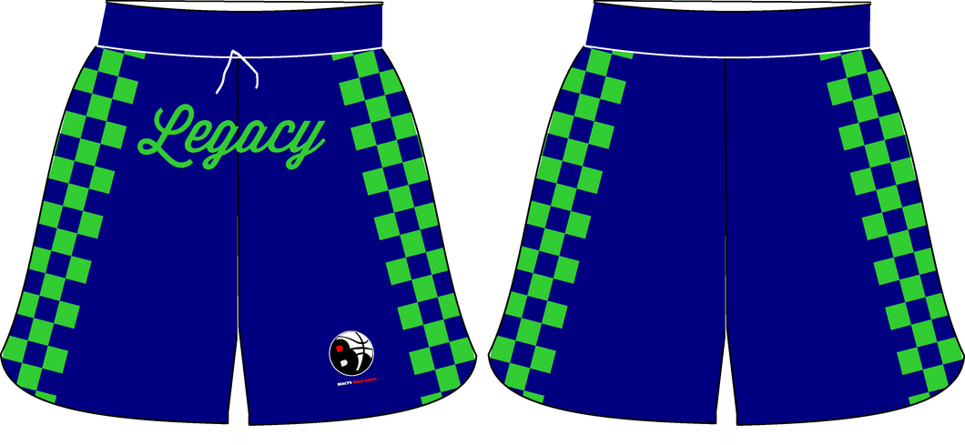 Legacy Navy Blue and Lime Green