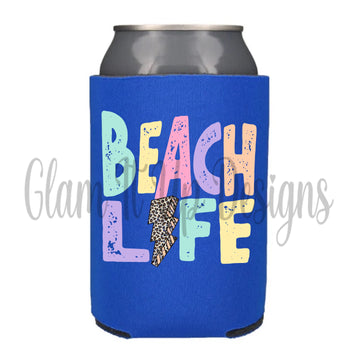 Beach/Lake Life Can Cooler