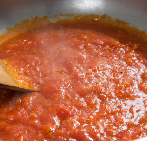 como recalentar la salsa de tomate