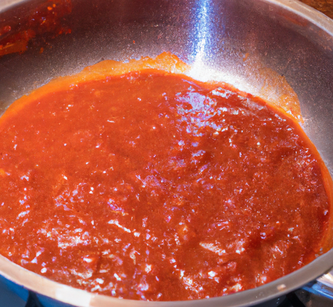 como recalentar la salsa de tomate