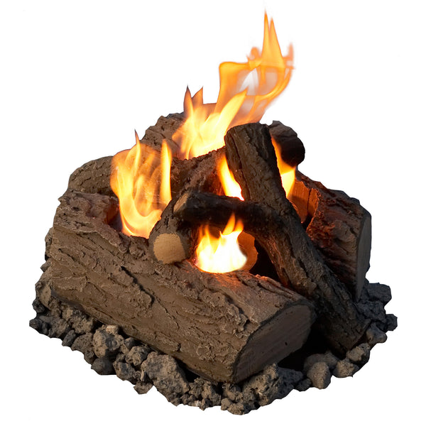 Real Flame 320 4-can Outdoor Convert-To-Gel Log Set | Sunset Fire Pits