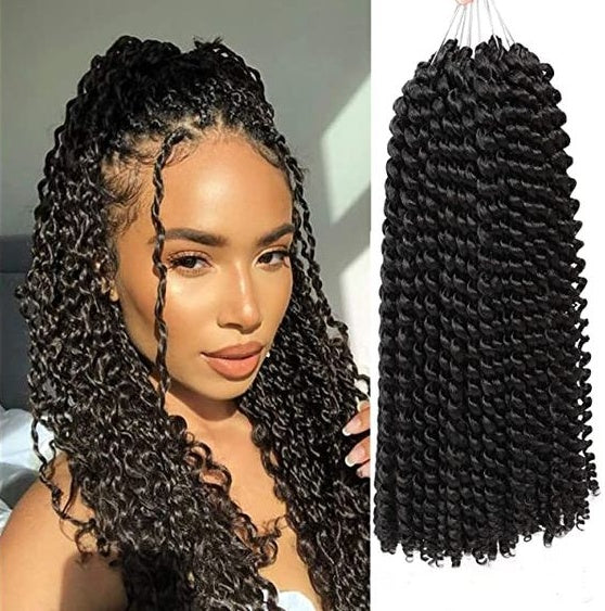 Water Wave Crochet Hair (Passion Twist) Can Be Used To Make These Hair ...