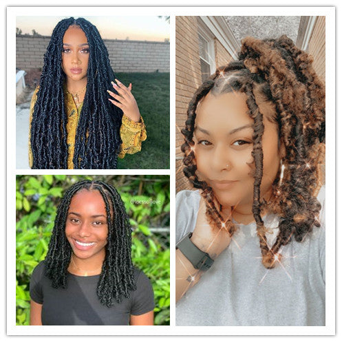 Water Wave Crochet Hair for Butterfly Locs
