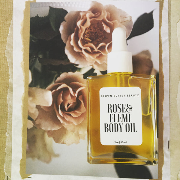 Rose Body Oil for dry skin