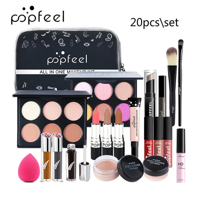 powder puff makeup kit