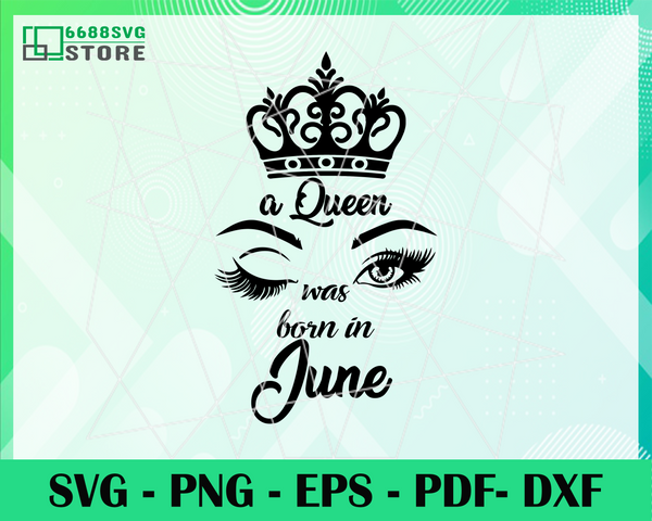 Download June Girl Svg Eps Png Pdf Dxf Month Birthday Svg Birthday Gift S 6688svg Store